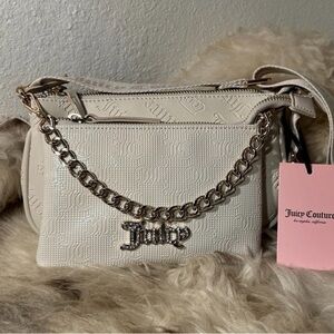 White Textured Women's Bag